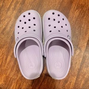 Purple Crocs